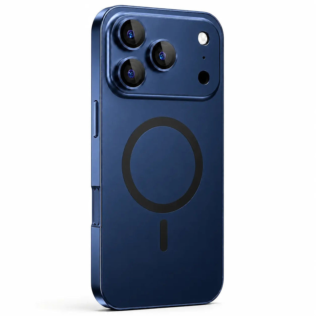 Funda Metálica para iPhone con Protección de Cámara