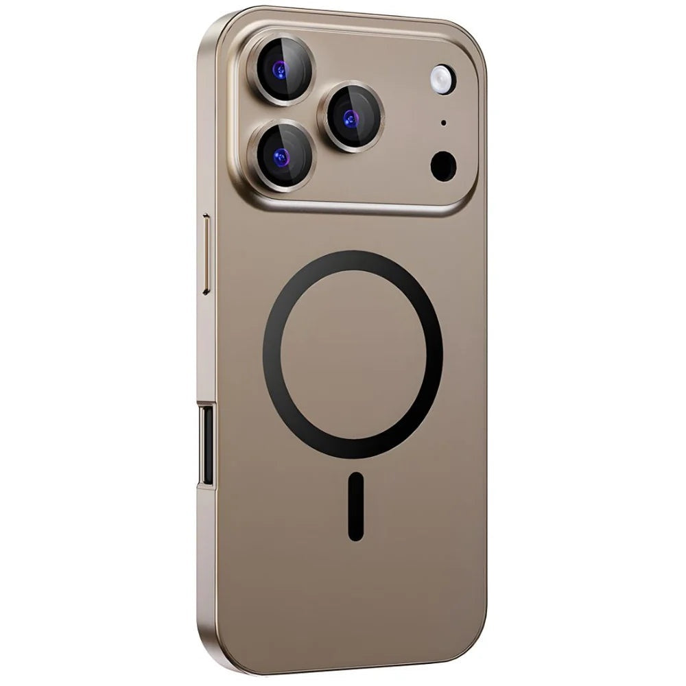 Funda Metálica para iPhone con Protección de Cámara